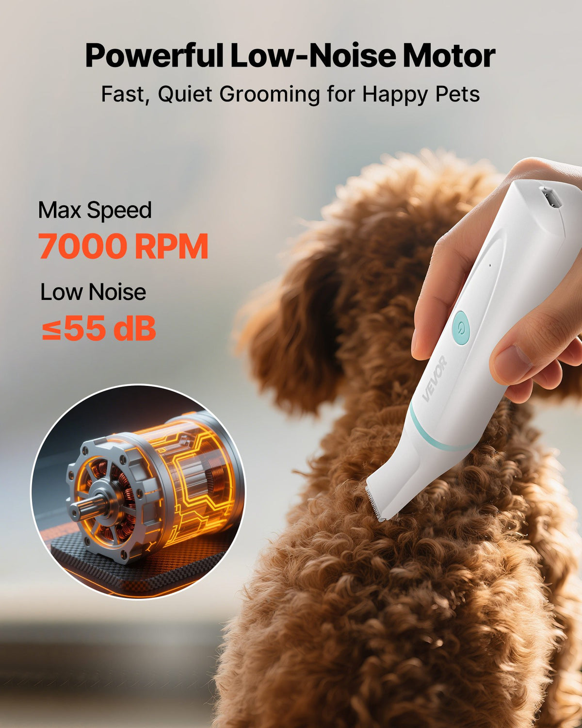4-in-1 Cordless Pet Clipper Kit