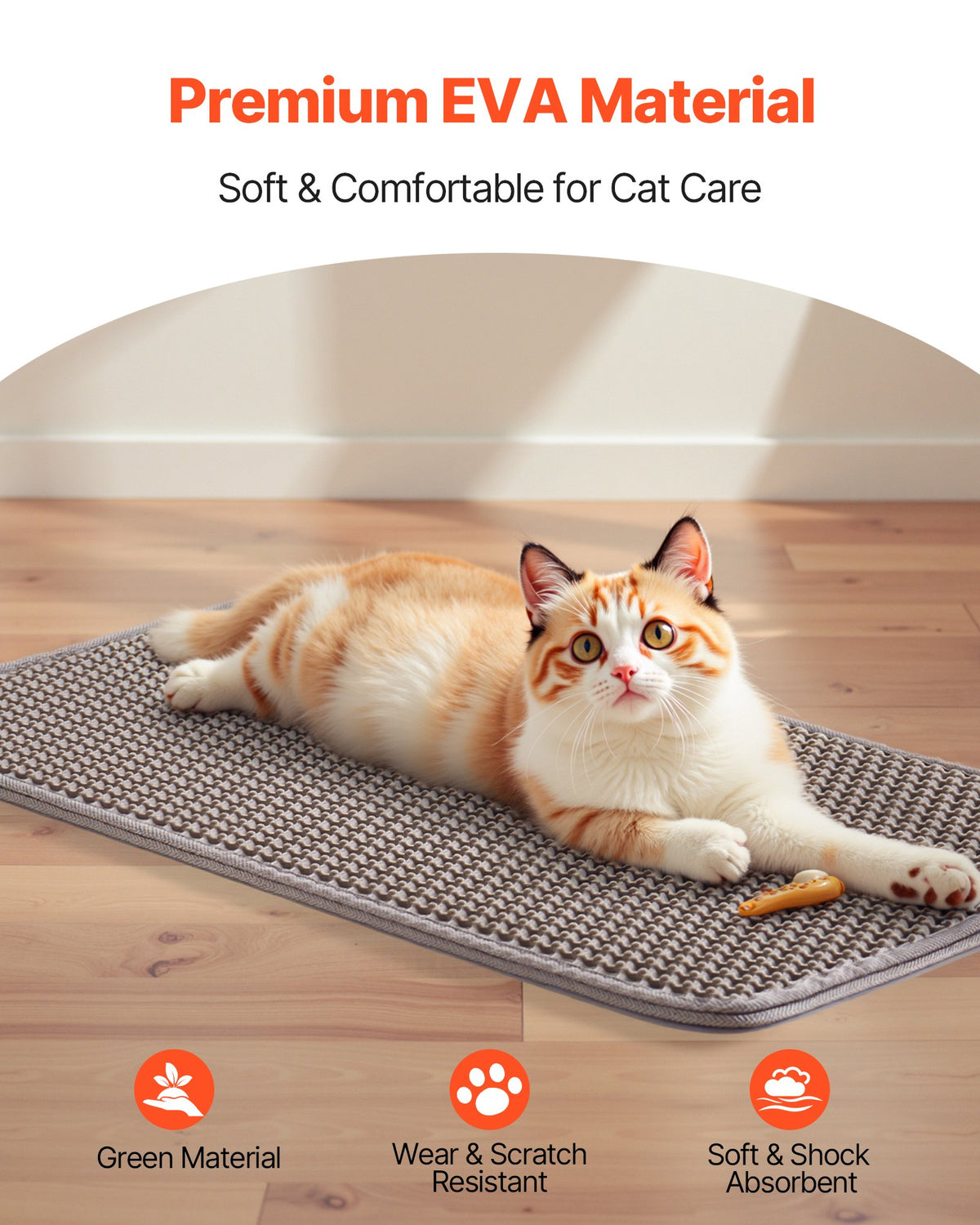 Double-Layer Cat Litter Mat 24 × 15 in