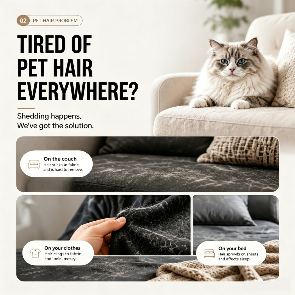 Self-Cleaning Slicker Brush for Cats & Dogs