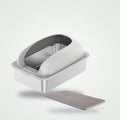 Clean Litter Setup kit: stainless steel litter box and double-layer litter mat