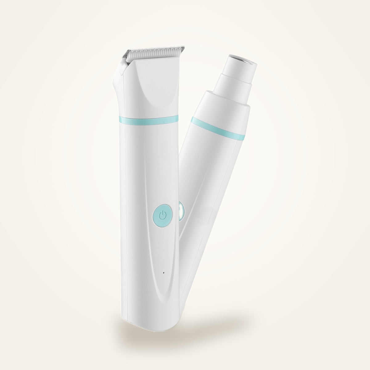 4-in-1 cordless pet clipper, supplier photo on our studio background